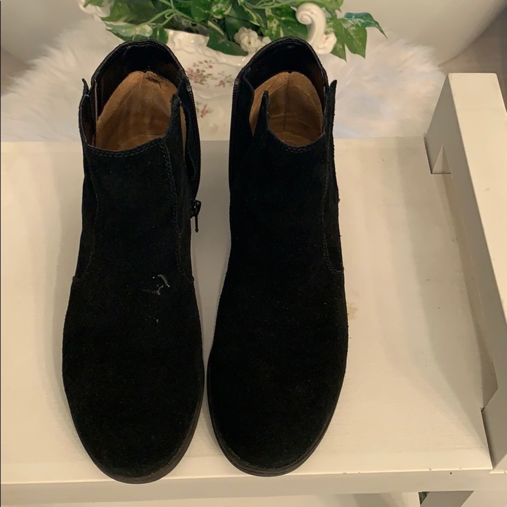 Women’s Naturalizer Blk suede & leather boots